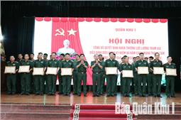Quân khu khen thưởng các lực lượng thực hiện nhiệm vụ A80